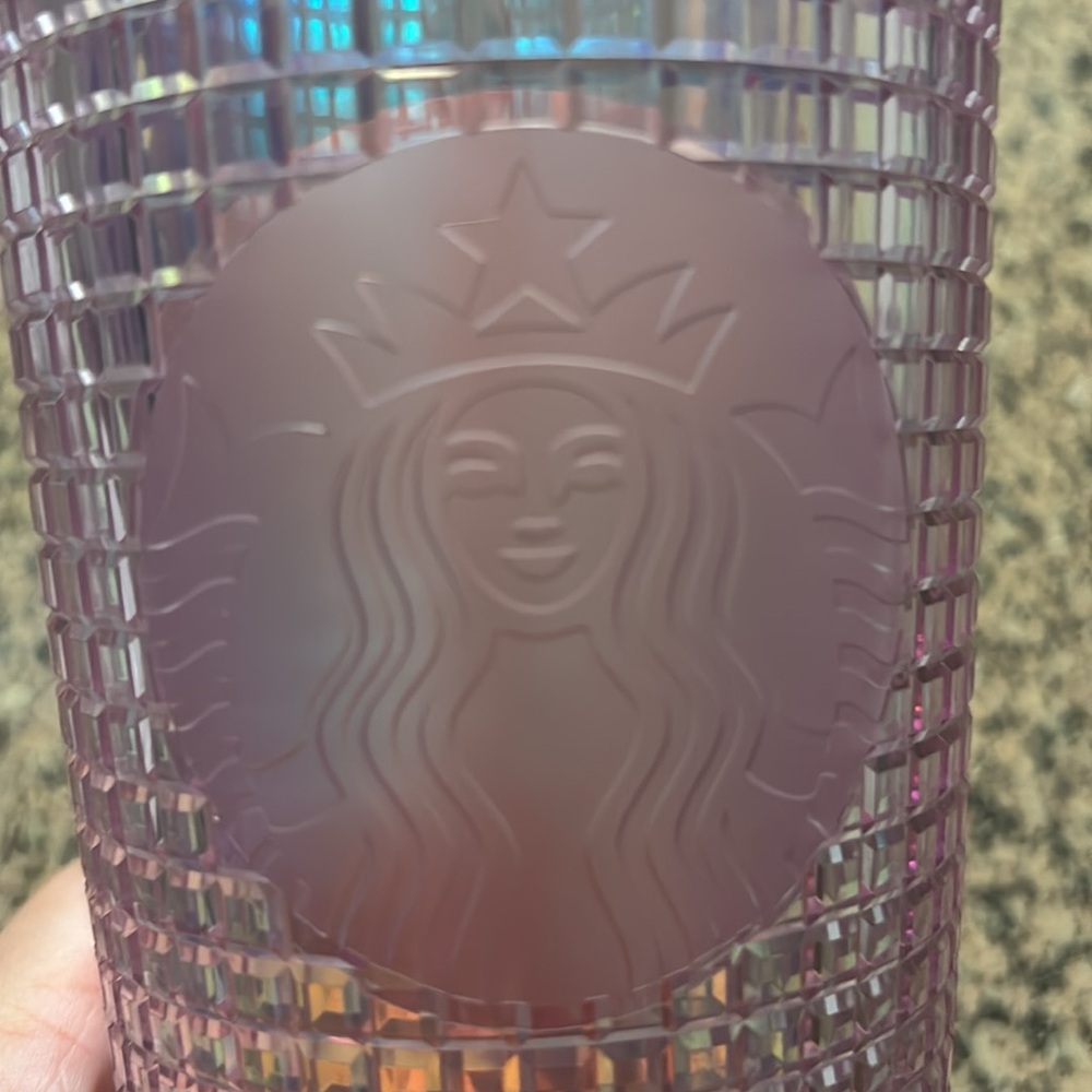 Starbucks Pink Tumbler with Straw 24. oz - Picture 2 of 2